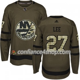 Adidas Maillot de Hockey New York Islanders Anders Lee 27 2017-2018 Camo Vert Authentic - Homme